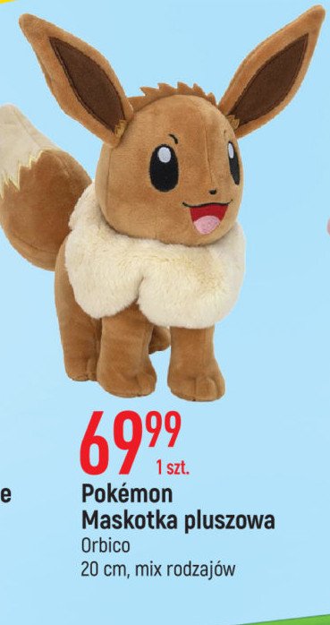 Maskotka pokemon 20 cm ORBICO promocja