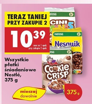 Płatki śniadaniowe Nesquik promocja w Biedronka