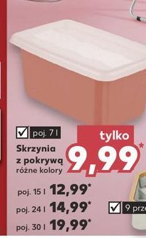 Skrzynia z pokryw膮 7 l promocja