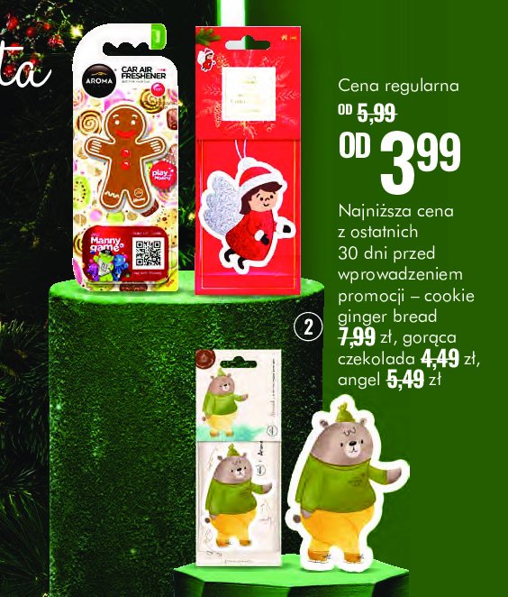 Zawieszka do samochodu hot chocolate Aroma car promocja w Super-Pharm