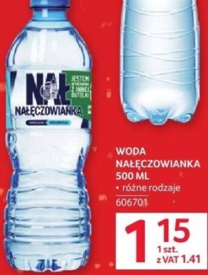 Woda Nałęczowianka 500 ml różne rodzaje promocja w Selgros