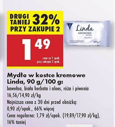 Mydło gardenia Linda promocja w Biedronka