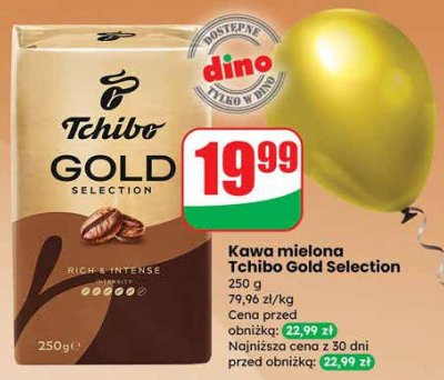 Kawa mielona Tchibo Gold Selection promocja w Dino