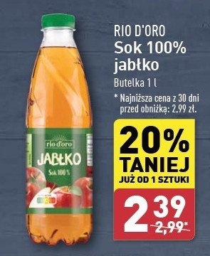 Sok jabłkowy Rio d'oro promocja