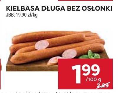 Kiełbasa długa bez osłonki  promocja w Stokrotka