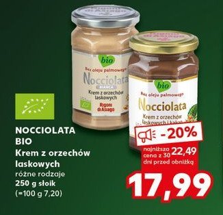 Krem z orzechów laskowych Prodotto biologico nocciolata Rigoni di asiago promocja