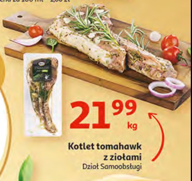 Stek wieprzowy tomahawk Skiba promocja