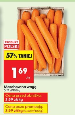 Marchew promocja w Biedronka