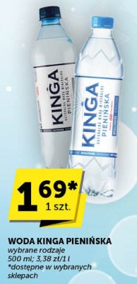 Woda Kinga Pienińska promocja w Euro Sklep