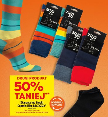Skarpety ZaZiZo promocja w POLOmarket