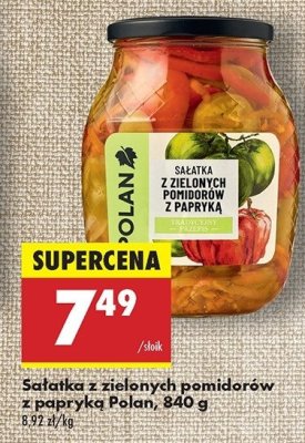 Sałatka z zielonych pomidorów z papryką POLAN promocja
