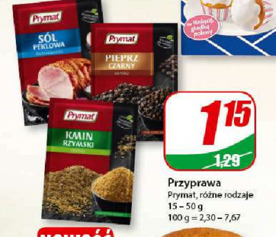 Kmin rzymski Prymat promocja