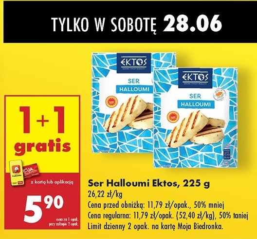 Ser halloumi Ektos promocja w Biedronka