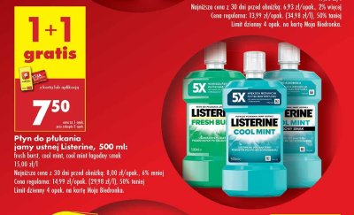 Płyn do płukania ust Listerine fresh burst promocja