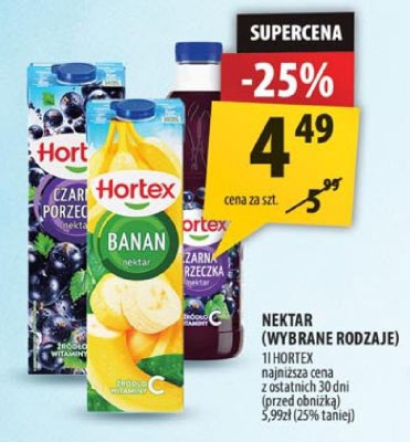 Nektar (wybrane rodzaje) promocja w Arhelan