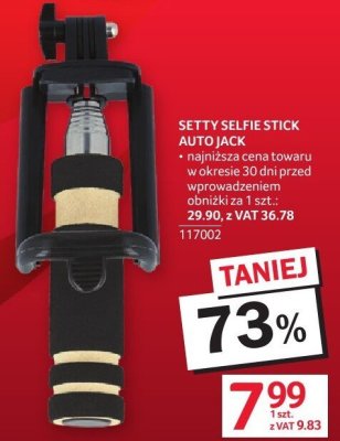 Selfie stick AUTO JACK SETTY promocja w Selgros