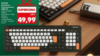 Klawiatura bezprzewodowa GREG RF  promocja w Kaufland