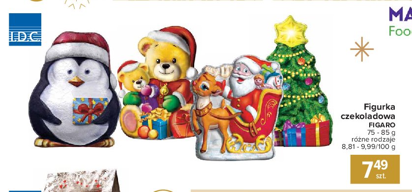 Choinka z mlecznej czekolady Figaro idc promocja