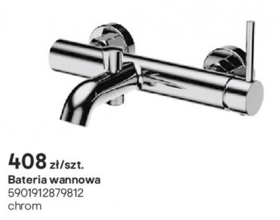 Bateria wannowa Riva chrom promocja w Castorama