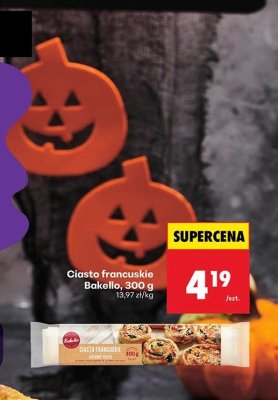 Ciasto francuskie Bakallo 300 g promocja w Biedronka