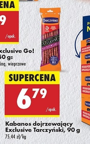 Kabanosy dojrzewające Tarczyński exclusive promocja