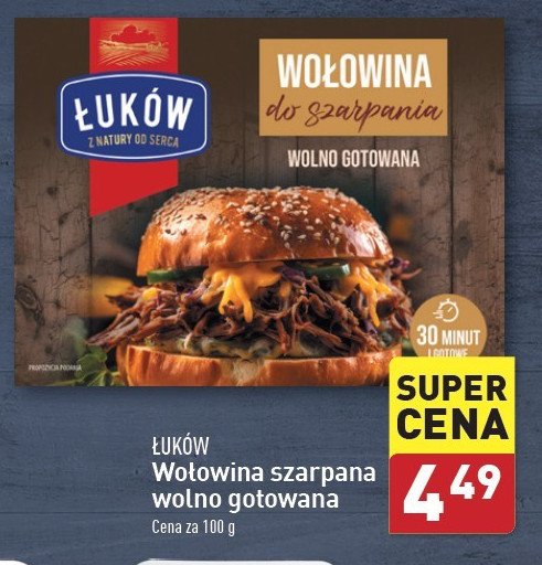 Wołowina do szarpania Łuków promocja w Aldi