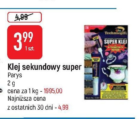 Klej sekundowy TECHNICQLL promocja