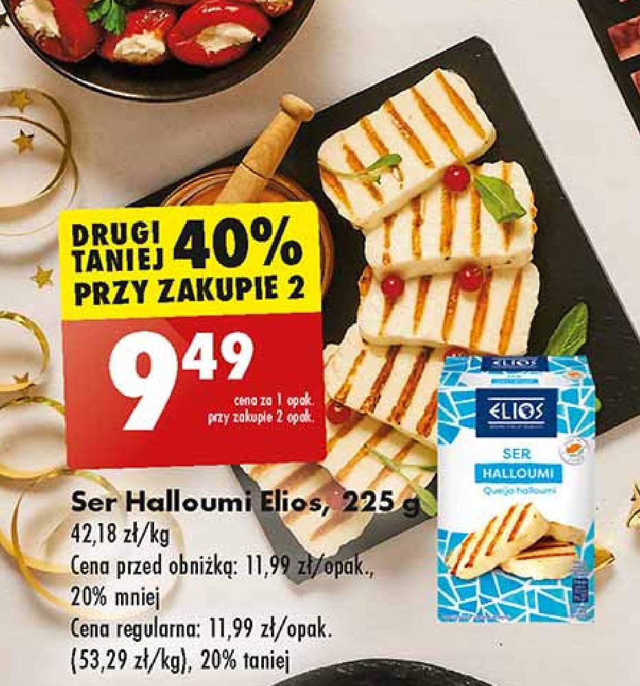 Ser halloumi Elios promocja