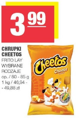 Chrupki Cheetos Frito Lay wybrane rodzaje promocja w SPAR
