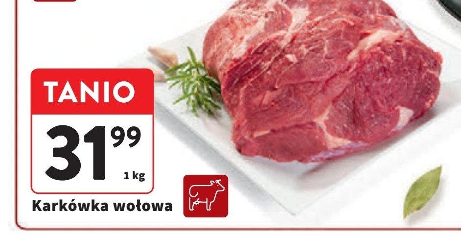 Karkówka wołowa promocja w Intermarche