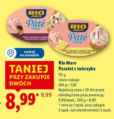 Pasztet z tuńczyka  promocja w Lidl