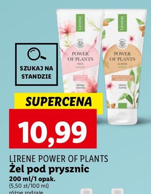 Żel pod prysznic rose Lirene power of plants promocja