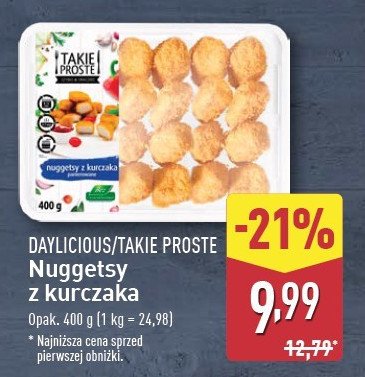 Nuggetsy z kurczaka Takie proste promocja w Aldi