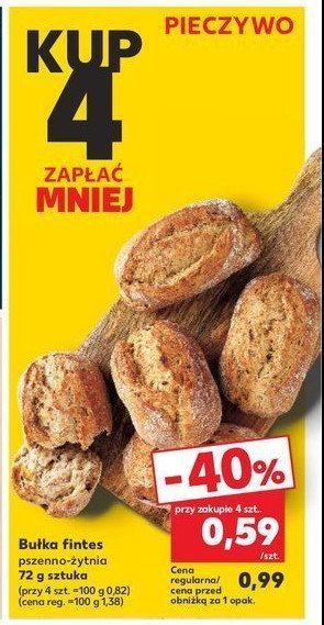 Bułka fintes promocja