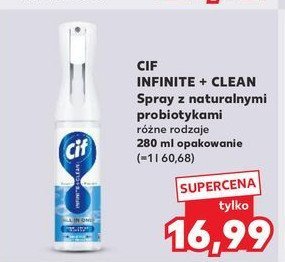 Spray do czyszczenia clean Cif promocja