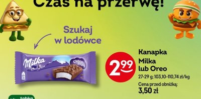 Kanapka Milka lub Oreo promocja w Żabka