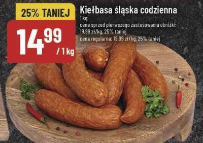 Kiełbasa śląska codzienna promocja w POLOmarket