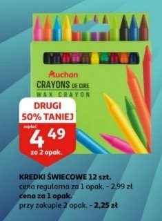 Kredki o艂贸wkowe Auchan promocja