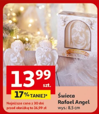 Świeca Rafael Angel wys. 8,5 cm promocja w Auchan