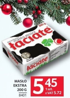 Masło ekstra Łaciate 200g promocja w Selgros