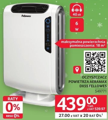 Oczyszczacz powietrza Aeramax DX55 Fellowes promocja w Selgros