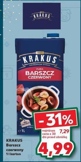 Barszcz czerwony Krakus maspex promocja