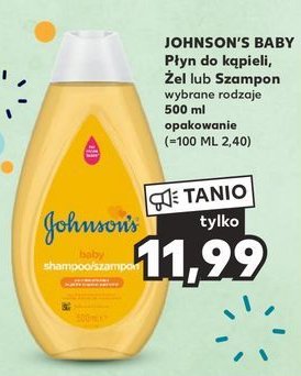 Płyn do kąpieli nawilżający z oliwką Johnson's baby promocja