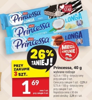 Princessa, 40 g, wybrane rodzaje promocja w Twój Market