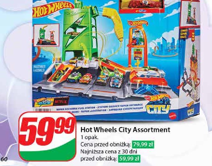 Zestaw city assortment Hot wheels promocja w Dino