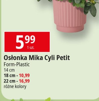 Osłonka mika cyli 18 cm FORMPLASTIK promocja