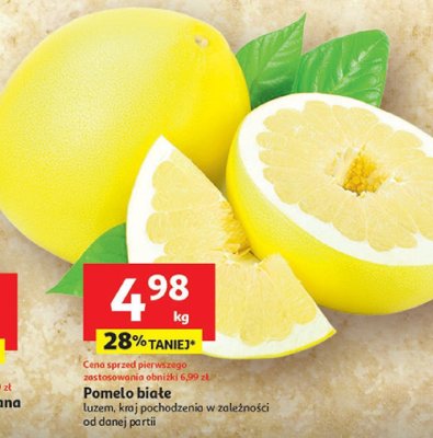 Pomelo białe luzem, kraj pochodzenia w zależności od danej partii promocja w Auchan