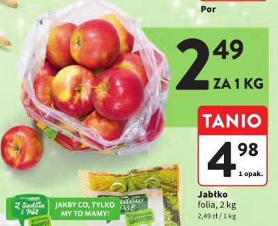 Jabłko folia promocja w Intermarche