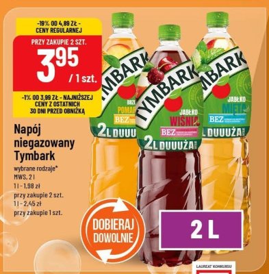 Napój niegazowany 2 l promocja w POLOmarket
