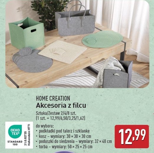 Torba z filcu Home creation promocja